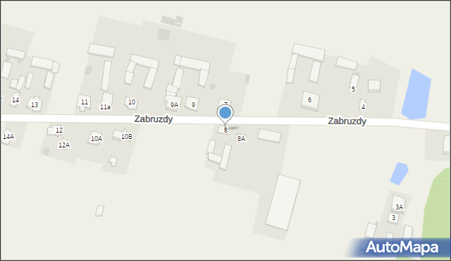 Zabruzdy, Zabruzdy, 8, mapa Zabruzdy