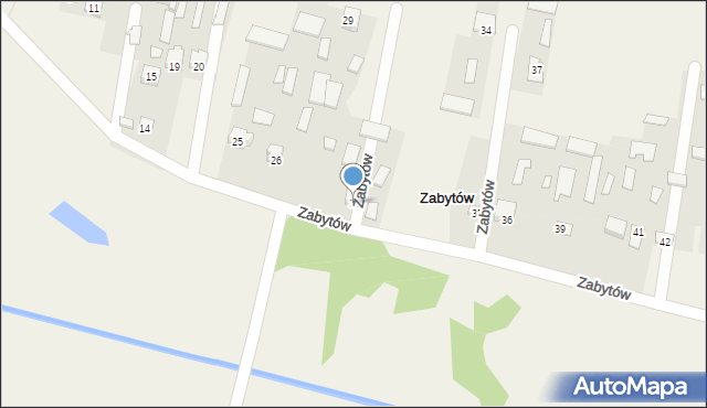 Zabytów, Zabytów, 30, mapa Zabytów