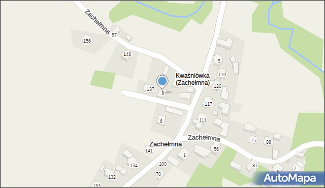 Zachełmna, Zachełmna, 3, mapa Zachełmna