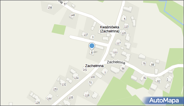 Zachełmna, Zachełmna, 6, mapa Zachełmna