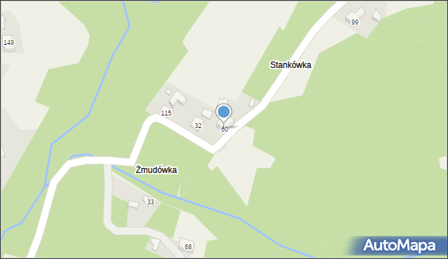 Zachełmna, Zachełmna, 60, mapa Zachełmna