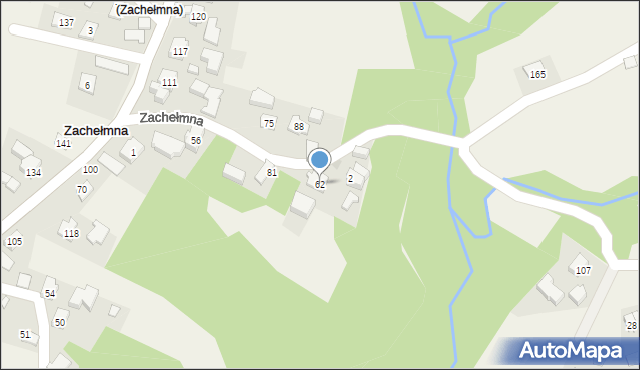 Zachełmna, Zachełmna, 62, mapa Zachełmna