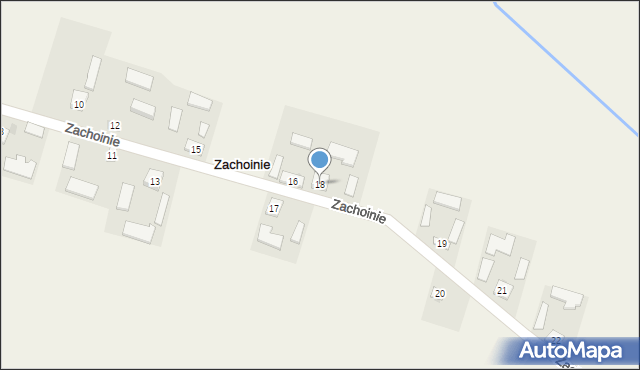 Zachoinie, Zachoinie, 18, mapa Zachoinie