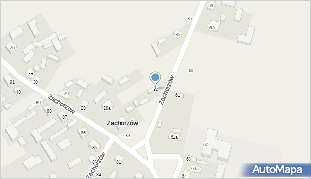 Zachorzów, Zachorzów, 32, mapa Zachorzów