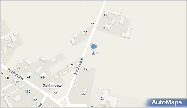 Zachorzów, Zachorzów, 60, mapa Zachorzów