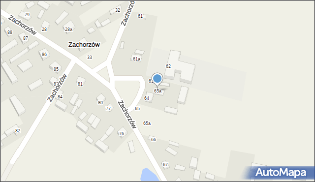 Zachorzów, Zachorzów, 63a, mapa Zachorzów