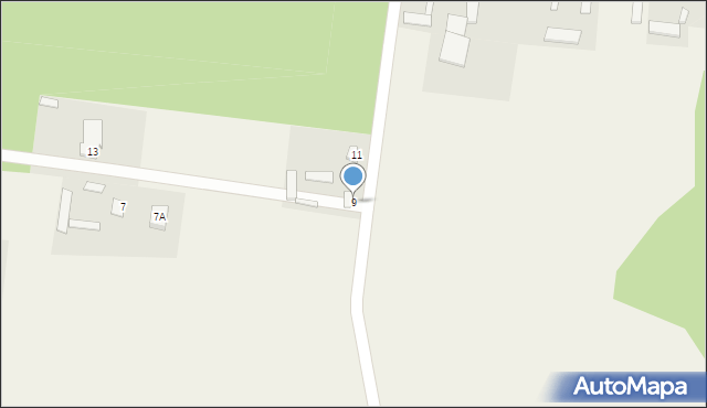 Żachy-Pawły, Żachy-Pawły, 9, mapa Żachy-Pawły