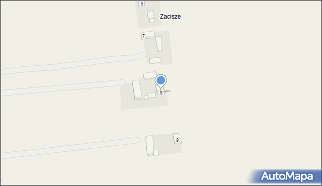 Zacisze, Zacisze, 8, mapa Zacisze