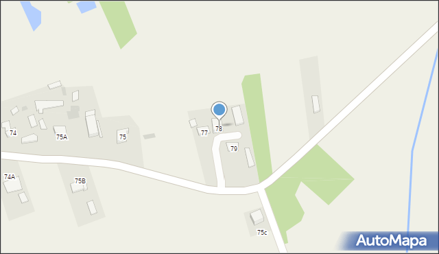 Zaczarnie, Zaczarnie, 78A, mapa Zaczarnie