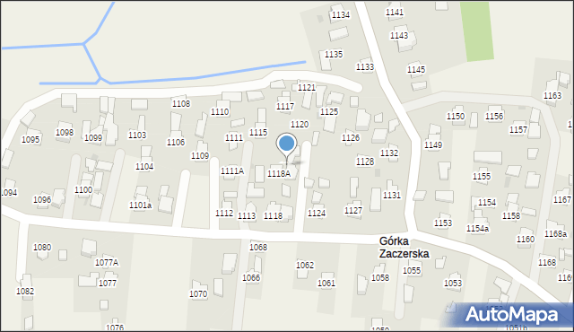 Zaczernie, Zaczernie, 1119, mapa Zaczernie