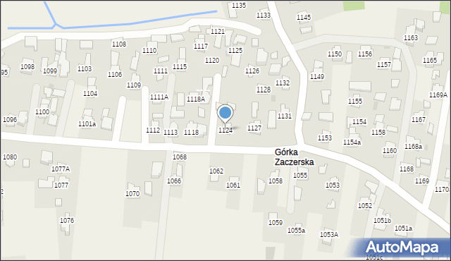 Zaczernie, Zaczernie, 1124, mapa Zaczernie