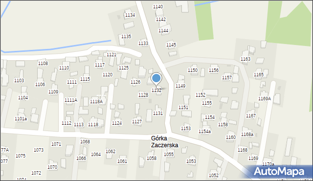 Zaczernie, Zaczernie, 1132, mapa Zaczernie