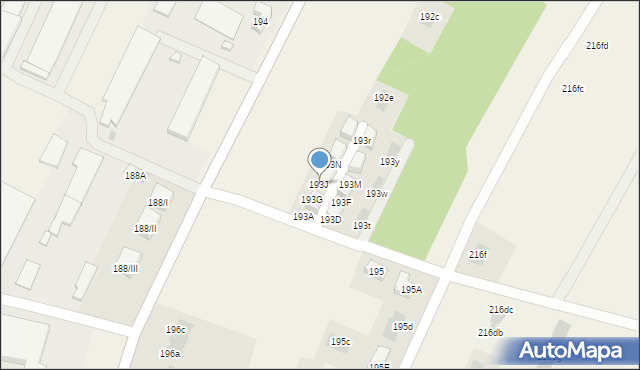 Zaczernie, Zaczernie, 193J, mapa Zaczernie