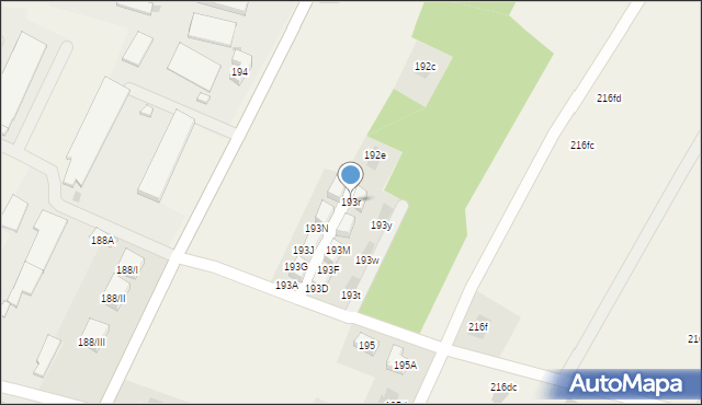 Zaczernie, Zaczernie, 193r, mapa Zaczernie