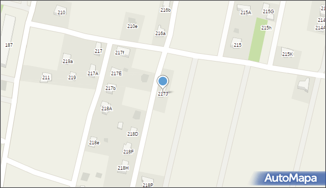 Zaczernie, Zaczernie, 217J, mapa Zaczernie