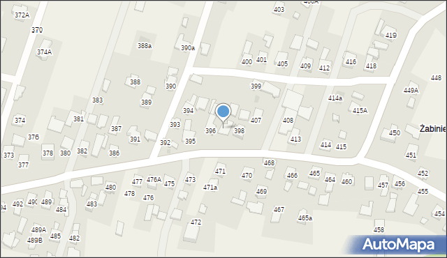 Zaczernie, Zaczernie, 397, mapa Zaczernie