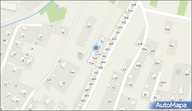 Zaczernie, Zaczernie, 51g, mapa Zaczernie