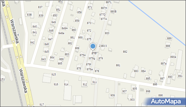 Zaczernie, Zaczernie, 876m, mapa Zaczernie