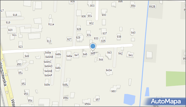 Zaczernie, Zaczernie, 945, mapa Zaczernie