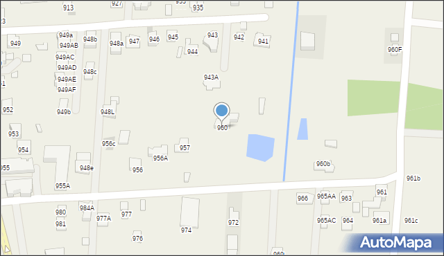 Zaczernie, Zaczernie, 960, mapa Zaczernie