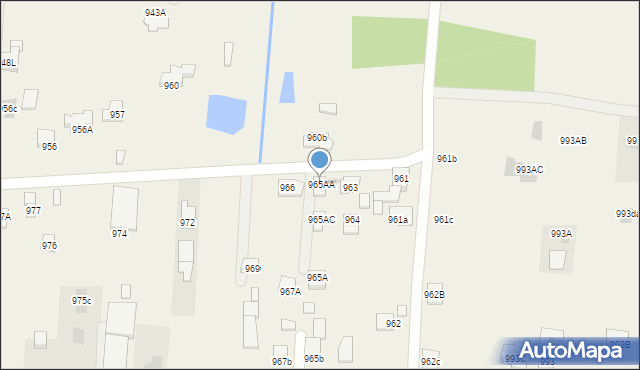 Zaczernie, Zaczernie, 965AA, mapa Zaczernie