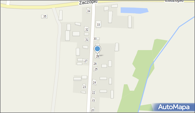 Zaczopki, Zaczopki, 28, mapa Zaczopki