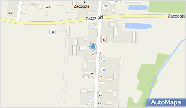 Zaczopki, Zaczopki, 31, mapa Zaczopki