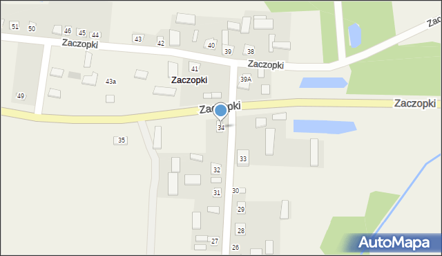 Zaczopki, Zaczopki, 34, mapa Zaczopki