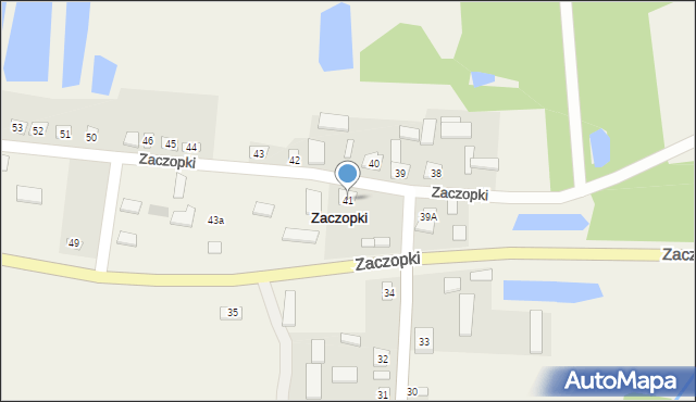 Zaczopki, Zaczopki, 41, mapa Zaczopki