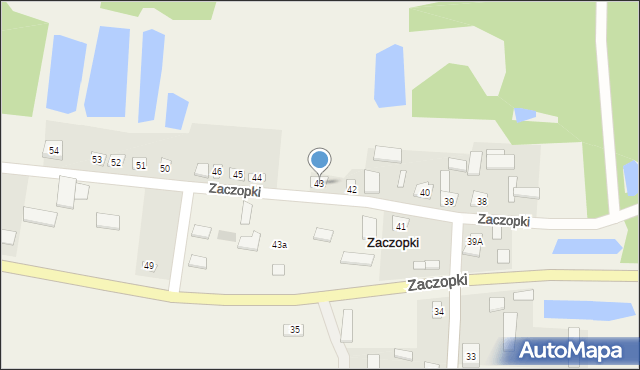 Zaczopki, Zaczopki, 43, mapa Zaczopki