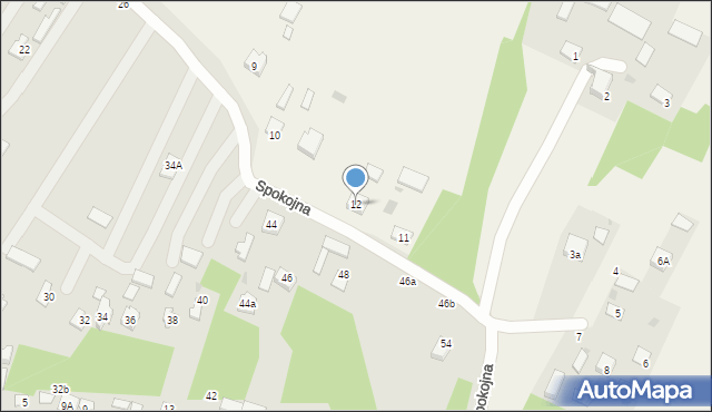 Zadębie, Zadębie, 12, mapa Zadębie