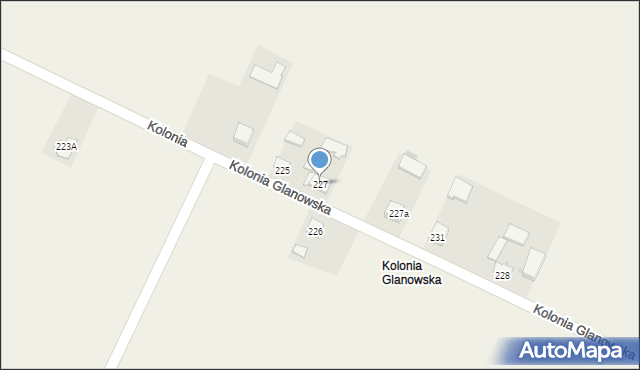 Zadroże, Zadroże, 227, mapa Zadroże