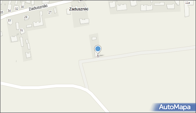 Zaduszniki, Zaduszniki, 21, mapa Zaduszniki