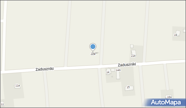 Zaduszniki, Zaduszniki, 22a, mapa Zaduszniki