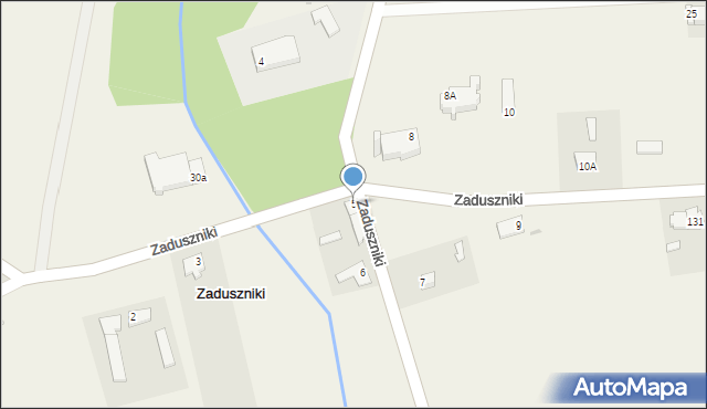 Zaduszniki, Zaduszniki, 5, mapa Zaduszniki