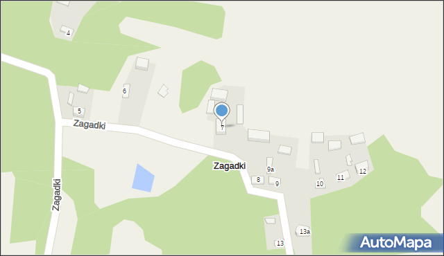 Zagadki, Zagadki, 7, mapa Zagadki