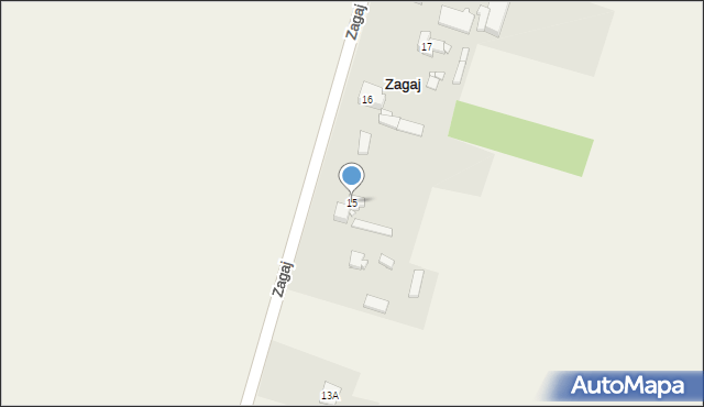 Zagaj, Zagaj, 15, mapa Zagaj