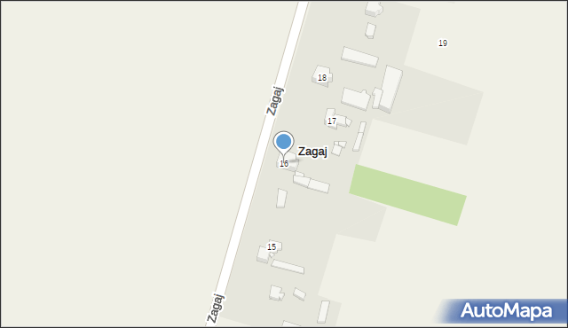 Zagaj, Zagaj, 16, mapa Zagaj