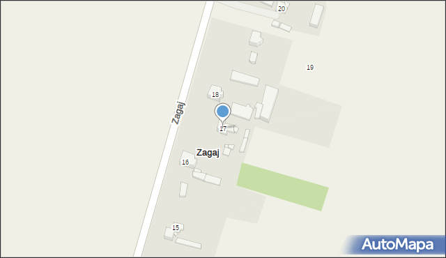 Zagaj, Zagaj, 17, mapa Zagaj