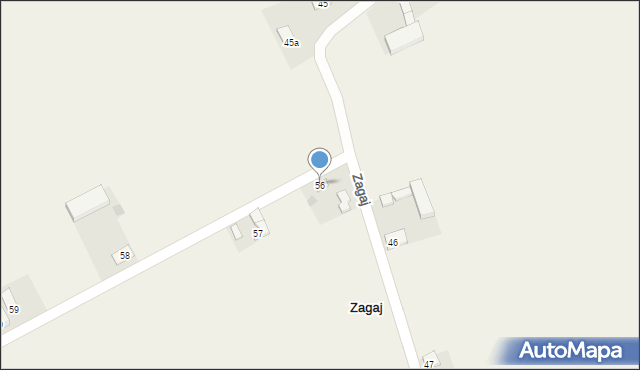 Zagaj, Zagaj, 56, mapa Zagaj