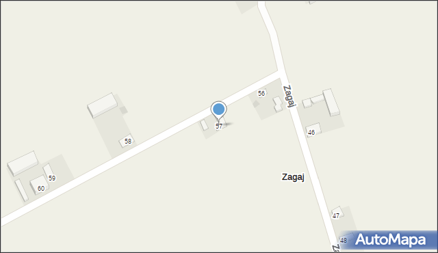 Zagaj, Zagaj, 57, mapa Zagaj