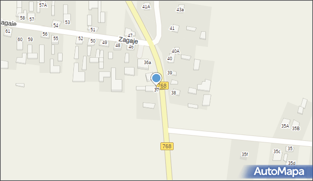 Zagaje, Zagaje, 37, mapa Zagaje