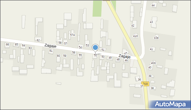 Zagaje, Zagaje, 52, mapa Zagaje