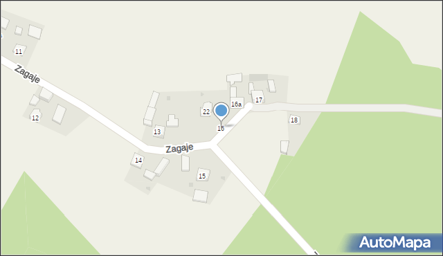 Zagaje, Zagaje, 16, mapa Zagaje