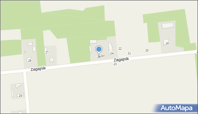 Zagajnik, Zagajnik, 26, mapa Zagajnik