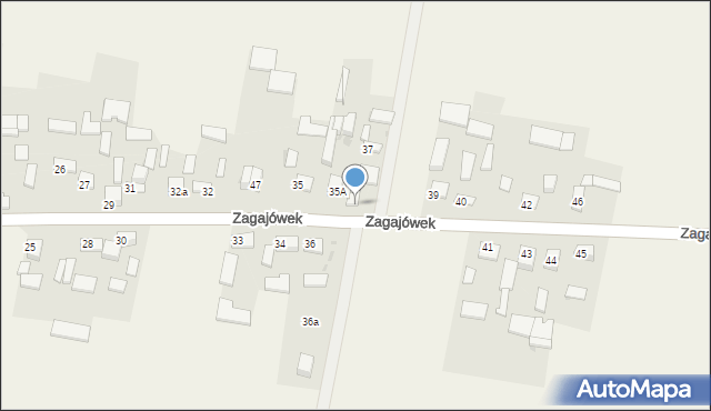 Zagajówek, Zagajówek, 38, mapa Zagajówek