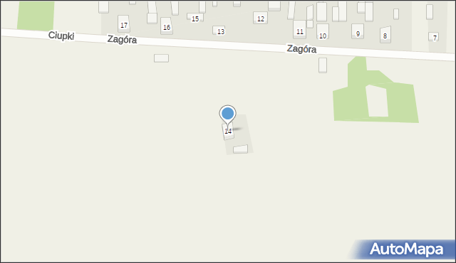 Zagóra, Zagóra, 14, mapa Zagóra