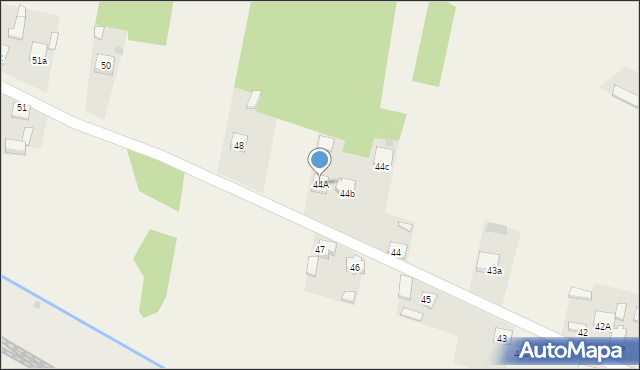 Zagórze, Zagórze, 44A, mapa Zagórze