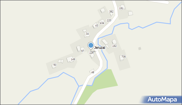 Zagórze, Zagórze, 126, mapa Zagórze