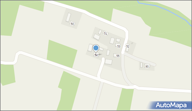 Zagórze, Zagórze, 54, mapa Zagórze